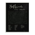 thumbnail image 1 of Stupell Industries Bathroom Word Search Activity over Distressed Black Inspirational Painting Unframed Art Print Wall Art, 10 x 15, 1 of 5