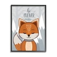 thumbnail image 1 of Stupell Industries Be Clever Phrase Cute Fox Mountain Forest,24 x 30,Designed by AE Design, 1 of 7