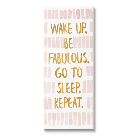 Stupell Industries Be Fabulous Glam Phrase Graphic Art Gallery Wrapped Canvas Print Wall Art, Design by Sundance Group