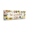 thumbnail image 1 of Stupell Industries Be Grateful Phrase Autumn Sunflower Floral Border Design by Grace Popp, 10" x 24", 1 of 1