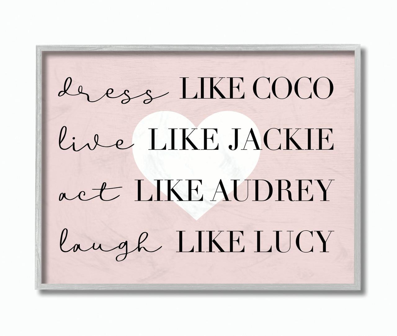 Pink and White Inspirational Quote Canvas Print for Kids