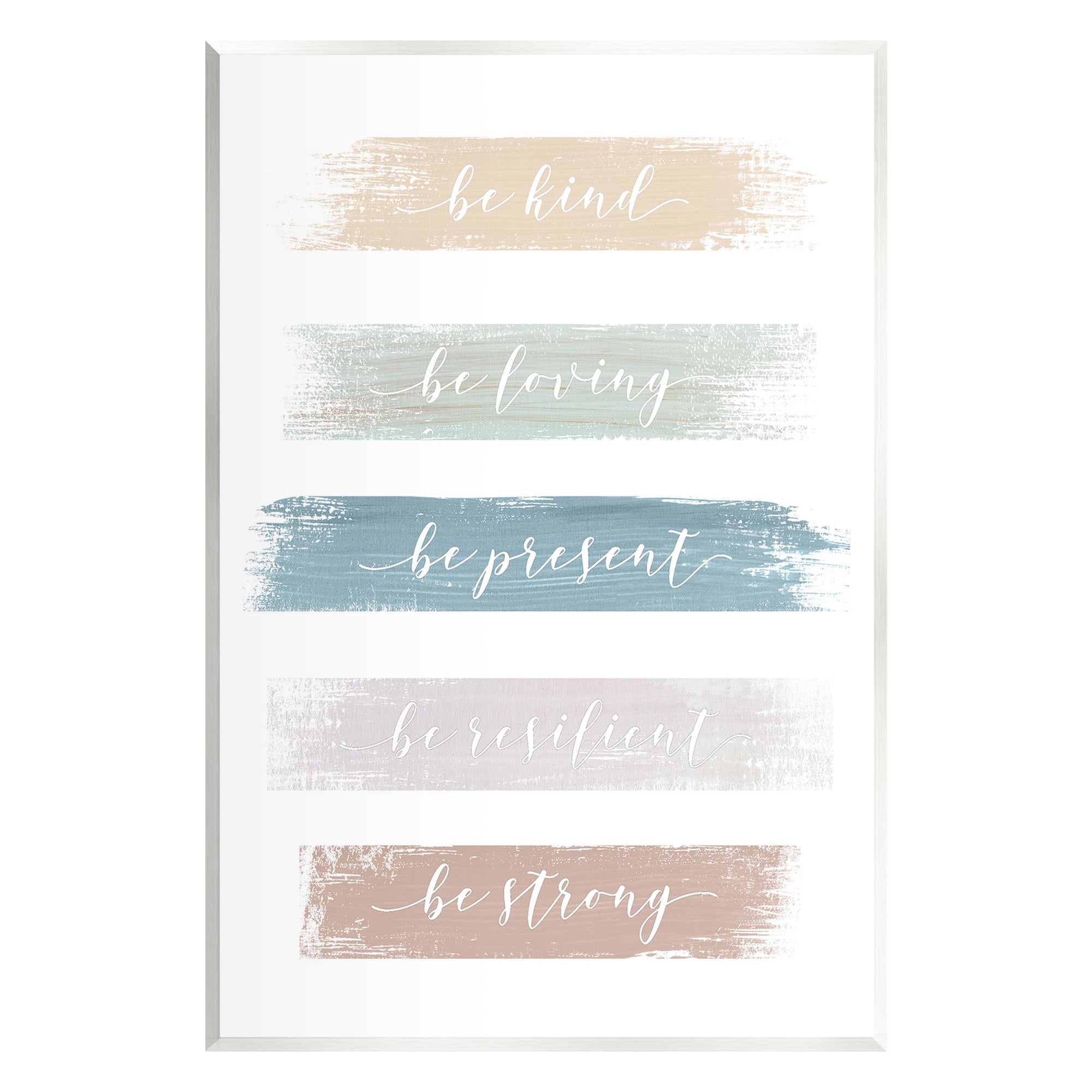 Stupell Industries Be Strong Inspirational Inspirational Painting Unframed Art Print Wall Art, 10 x 15