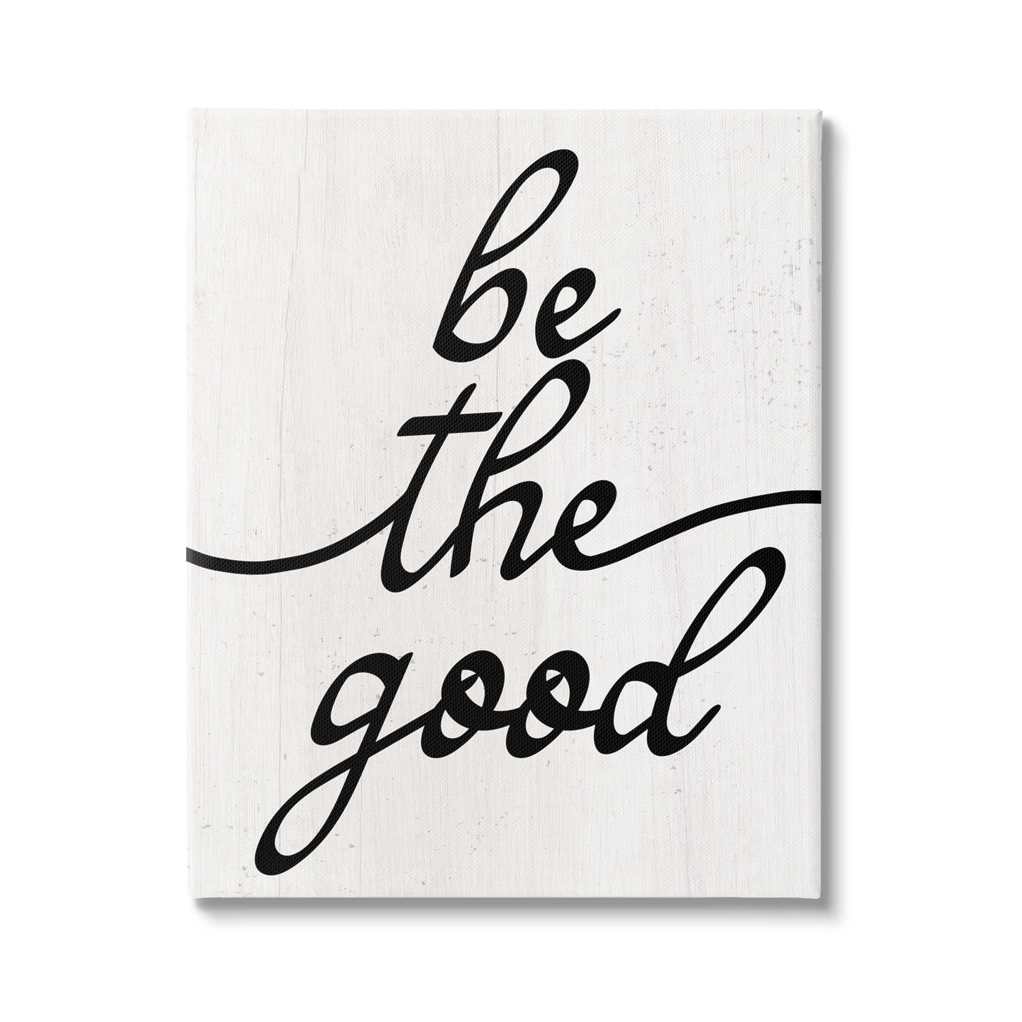 Stupell Industries Be The Good Motivational Inspirational Painting Gallery Wrapped Canvas Print Wall Art, 16 x 20