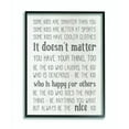 thumbnail image 1 of Stupell Industries Be The Nice Kid Inspirational Family Wood Textured Word Design Graphic Art Black Framed Art Print Wall Art, 11x14, by Daphne Polselli, 1 of 6