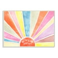 thumbnail image 1 of Stupell Industries Be a Kind Human Phrase Rainbow Sunbursts Typography Painting Wall Plaque Art Print Wall Art, 13 x 19, 1 of 6