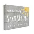thumbnail image 1 of Stupell Industries Be the Sunshine Positivity Phrase Charming Sign Canvas Wall Art Design by Daphne Polselli, 1 of 6