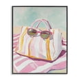 thumbnail image 1 of Stupell Industries Coastal Beach Bag & Sunglasses Black Framed Giclee Art, 24 x 30, by The Prints Vibe, 1 of 8