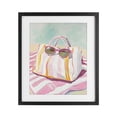 thumbnail image 1 of Stupell Industries Coastal Beach Bag & Sunglasses Black Framed Print Under Glass, 17 x 21, by The Prints Vibe, 1 of 8