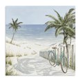 thumbnail image 1 of Stupell Industries Tropical Beach Bike Coastal Scene Canvas Art, 17 x 17, by Lorenzo Collective, 1 of 8