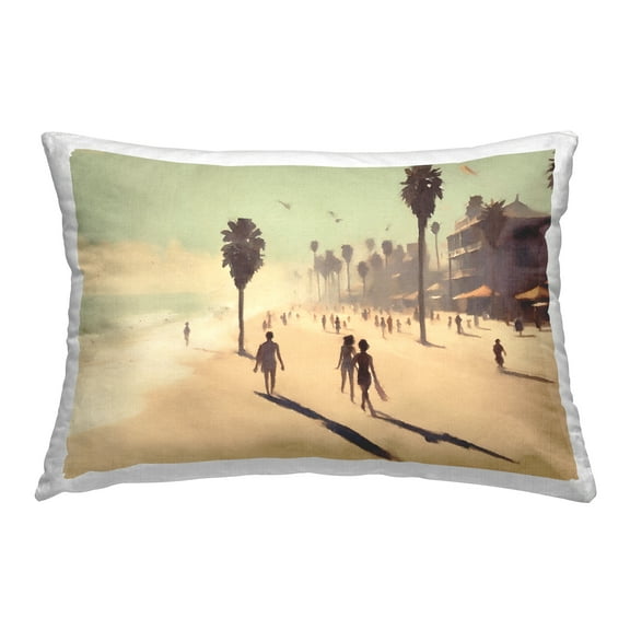 Stupell Industries Beach Day Hangout Decorative Printed Throw Pillow Design by Noah Bay.