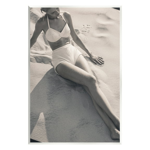 Stupell Industries Beach Fashion Photography Nature Photography Unframed Art Print Wall Art, 10 x 15