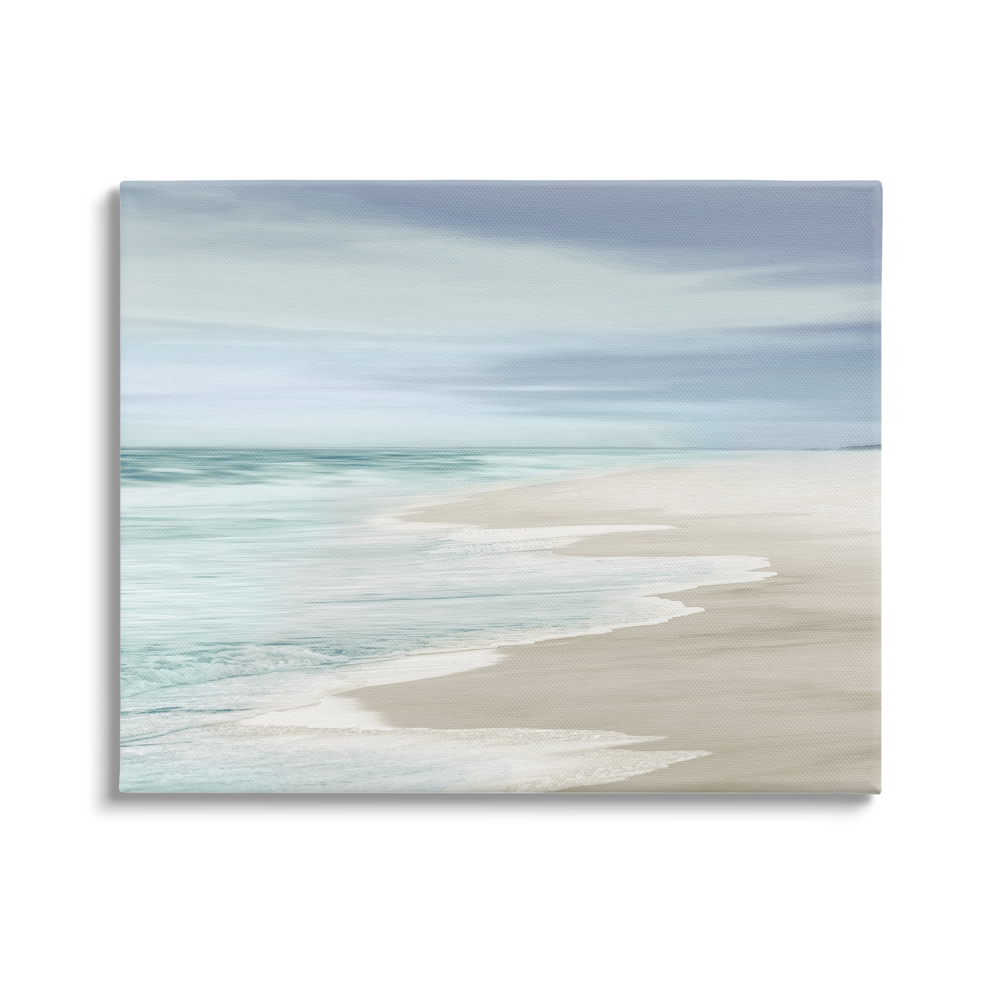 Stupell Industries Beach Foam Landscape Nature Photography Gallery Wrapped Canvas Print Wall Art, 40 x 30