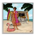 thumbnail image 1 of Stupell Industries Modern Beach Girl in Summer Sun Gray Framed Giclee Art, 12 x 12, by Tara Boone, 1 of 8