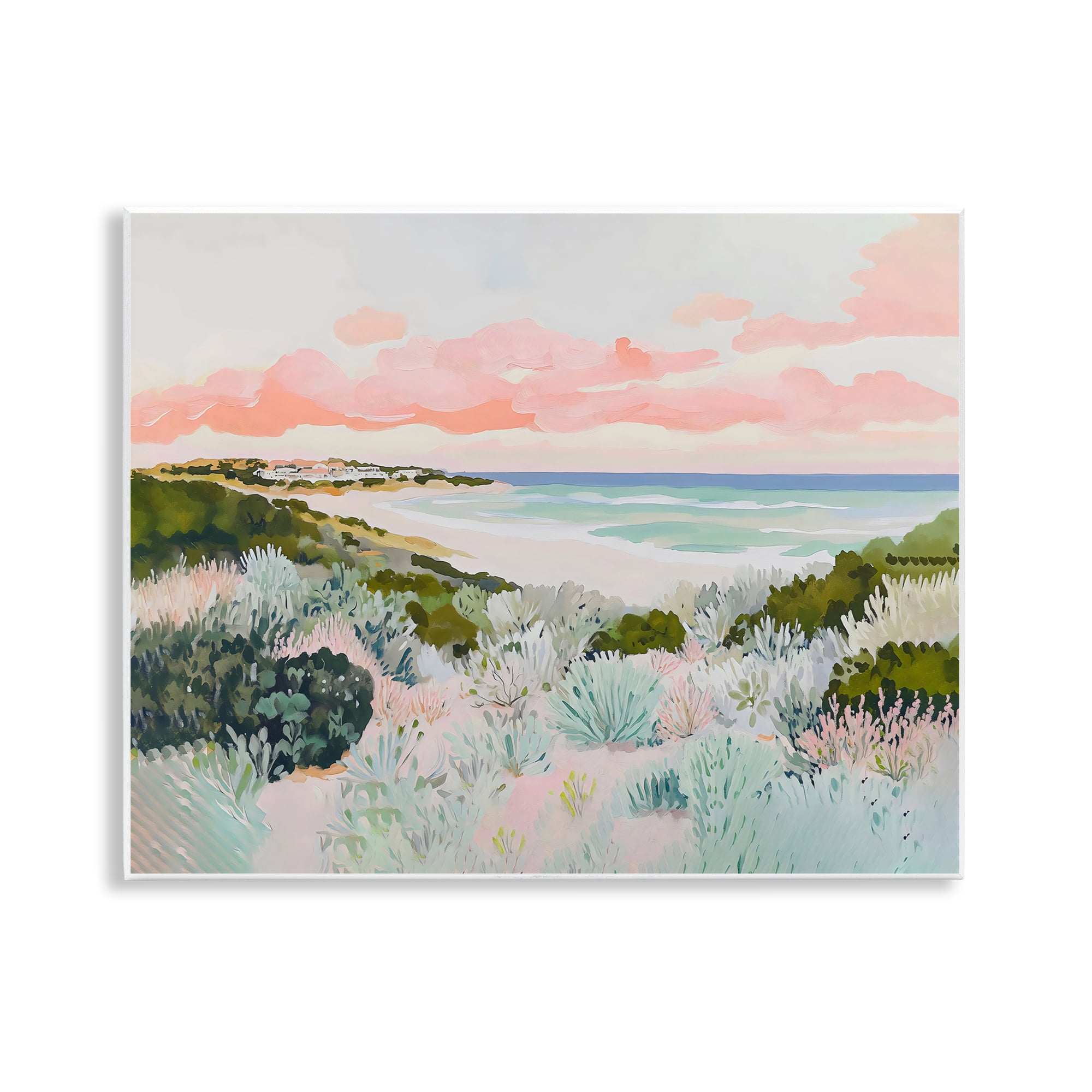 Stupell Industries Beach Grasses & Pastel Skies Wall Plaque Art, design by The Prints Vibe