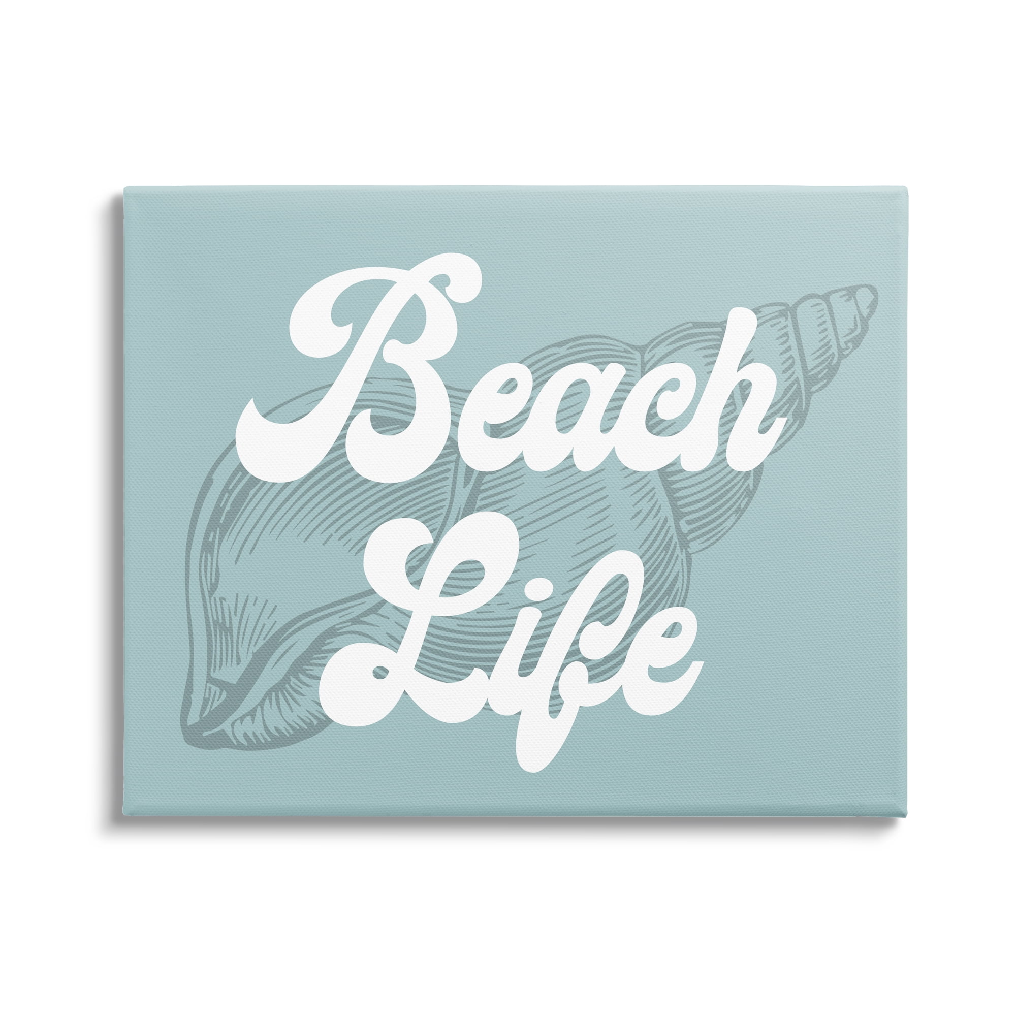 Stupell Industries Beach Life Retro Shell Animals & Insects Painting Gallery Wrapped Canvas Art Print Wall Art, 20 x 16