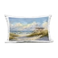 thumbnail image 1 of Stupell Industries Beach Overlook Lifeguard Hut Outdoor Printed Pillow design by LSR Design Studio, 14 x 7 x 20, 1 of 6
