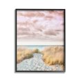 thumbnail image 1 of Stupell Industries Beach Path with Pink Sky Landscape Photography Black Framed Art Print Wall Art, 24 x 30, 1 of 9