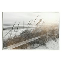 Stupell Industries Beach Reeds Photography Coastal Photography Unframed Art Print Wall Art