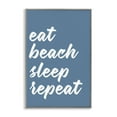 thumbnail image 1 of Stupell Industries Beach Repeat List Typography Painting Gray Framed Art Print Wall Art, 12 x 18, 1 of 10