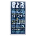 thumbnail image 1 of Stupell Industries Beach Rules Relax Breathe Typography Painting White Framed Art Print Wall Art, 10 x 24, 1 of 9