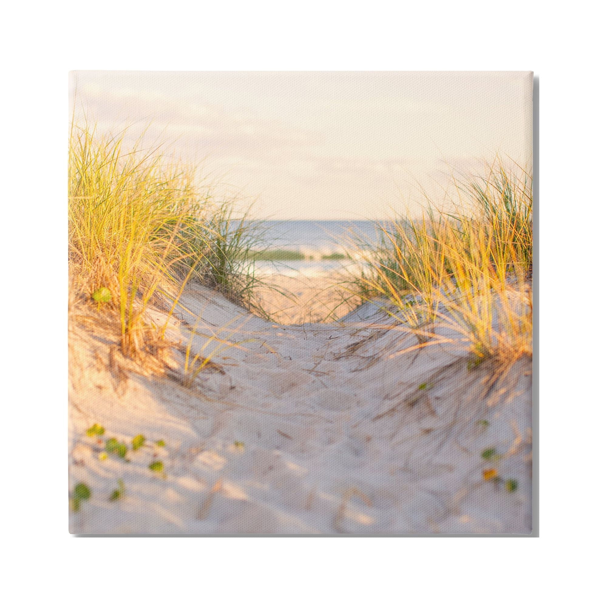 Stupell Industries Beach Sand Dunes Path Nature Photography Gallery Wrapped Canvas Print Wall Art, 24 x 24