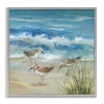 thumbnail image 1 of Stupell Industries Rustic Lodge Beach Sandpiper Gathering Gray Framed Giclee Art, 12 x 12, by Nan, 1 of 7