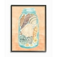 thumbnail image 1 of Stupell Industries Beach Shells In Jar Orange Blue Painting Framed Wall Art by Annie Warren, 1 of 6