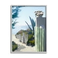 thumbnail image 1 of Stupell Industries Beach Shore Boardwalk Summer Ocean Sandy Breeze Painting Gray Framed Art Print Wall Art, Design by Noah Bay, 1 of 5
