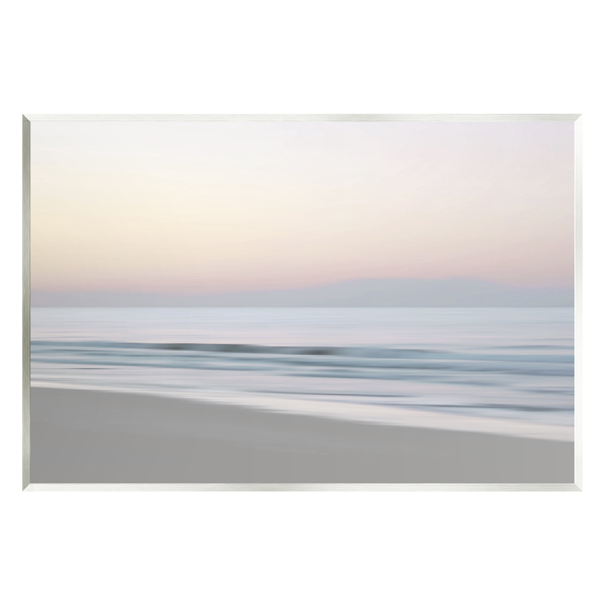 Stupell Industries Beach Shore Sunrise Landscape Painting Unframed Art ...