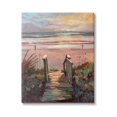 thumbnail image 1 of Stupell Industries Beach Shore Sunset Boardwalk Path Coastal Painting Gallery Wrapped Canvas Print Wall Art, 1 of 5