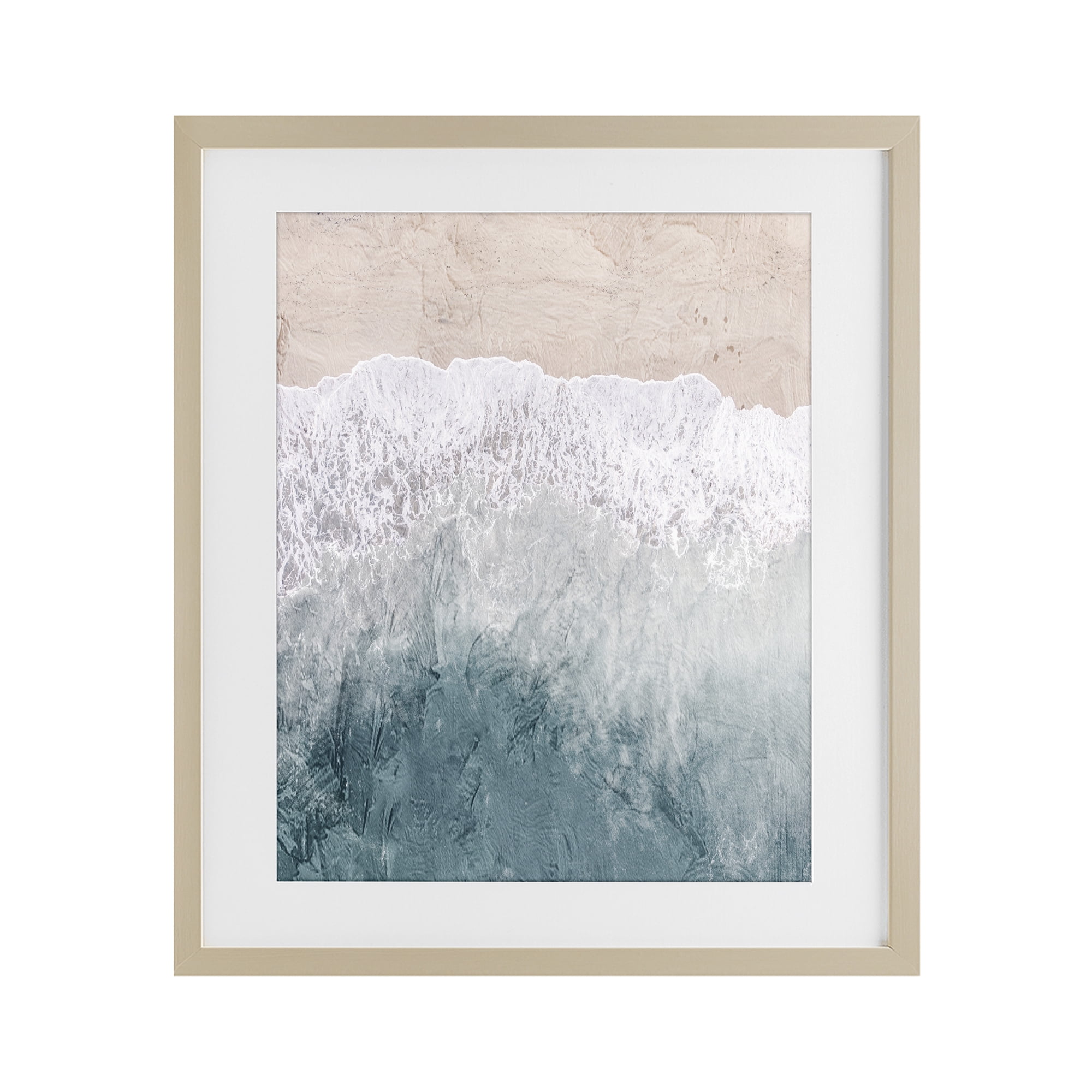 Stupell Industries Beach Top Shore Birch Framed Print Under Glass, design by Kim Allen