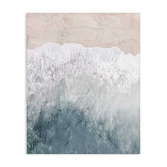 Stupell Industries Contemporary Beach Top Shore Canvas Art, 24 x 30, by Kim Allen