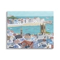 thumbnail image 1 of Stupell Industries Beach Town City Buildings Ocean View Illustration Graphic Art Gallery-Wrapped Canvas Print Wall Art, 20x16, by Carla Daly, 1 of 5