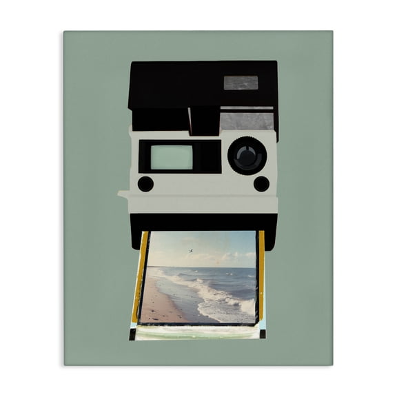 Stupell Industries Beach Trip Vintage Camera Canvas Wall Art design by Annabelle Hall, 30 x 24