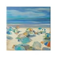 thumbnail image 1 of Stupell Industries Beach Umbrellas on Shore Nature Painting Gallery Wrapped Canvas Print Wall Art, 24 x 24, 1 of 7