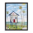 thumbnail image 1 of Stupell Industries Beach Vacation Getaway Coastal Painting Black Floater Framed Canvas Art Print Wall Art, 25 x 31, 1 of 10