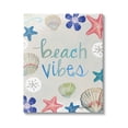 thumbnail image 1 of Stupell Industries Beach Vibes Calligraphy Nautical Seashell Flowers Graphic Art Gallery Wrapped Canvas Print Wall Art, Design by Katie Doucette, 1 of 5