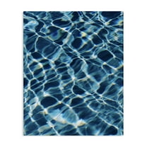 Stupell Industries Beach Water Pattern Abstract Painting Gallery Wrapped Canvas Art Print Wall Art, 16 x 20