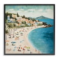 thumbnail image 1 of Stupell Industries Beach Water's Edge Nautical & Beach Painting Black Framed Art Print Wall Art, 17 x 17, 1 of 2