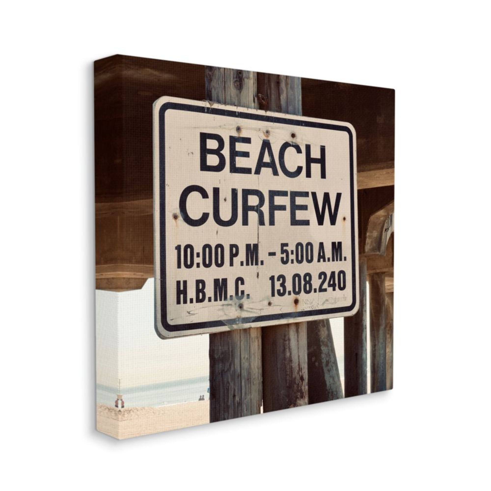 Stupell Industries Beach Wharf Curfew Nautical Coast Photograph Design by Ashley Singleton, 30" x 30"