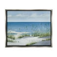 thumbnail image 1 of Stupell Industries Beach with White Sand Landscape Painting Gray Floater Framed Canvas Art Print Wall Art, 31 x 25, 1 of 10