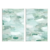 Stupell Industries Beachy Abstract Pattern Abstract Painting Unframed Art Print Wall Art, 10 x 15, Set of 2