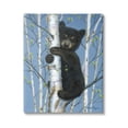 thumbnail image 1 of Stupell Industries Bear Cub Climbing Birch Tree Animals & Insects Painting Gallery Wrapped Canvas Print Wall Art, 1 of 5