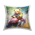 thumbnail image 1 of Stupell Industries Bear Driving Go Kart Decorative Printed Throw Pillow, 18 x 18, 1 of 8