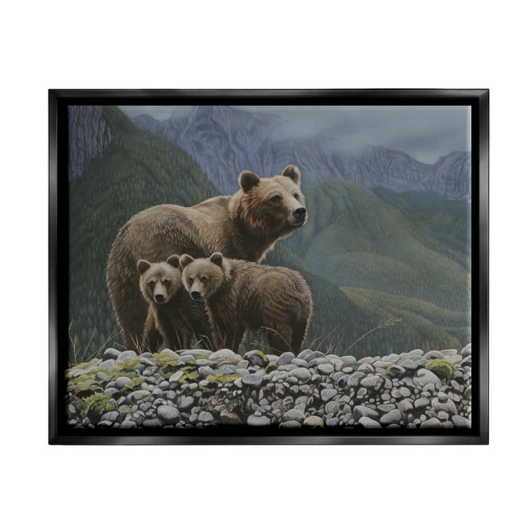 Bears Family Art Print | Large Bears Family Art Print | Large