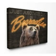 thumbnail image 1 of Stupell Industries Bear Funny Word Country Home Animal Wood Textured Design Canvas Wall Art by Marcus Prime, 1 of 6