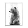 thumbnail image 1 of Stupell Industries Bear Water Splash Animals & Insects Painting White Framed Art Print Wall Art, 16 x 20, 1 of 9