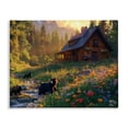 thumbnail image 1 of Stupell Industries Rustic Lodge Bears at Floral Cabin Canvas Art, 40 x 30, by Jim Baldwin, 1 of 7