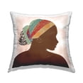 thumbnail image 1 of Stupell Industries Beautiful African Portrait Decorative Printed Throw Pillow Design by Carol Robinson., 1 of 6