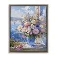thumbnail image 1 of Stupell Industries Tropical Beautiful Bouquet on Ledge Brown Floating Frame Canvas Art, 17 x 21, by Creative Studio, 1 of 8